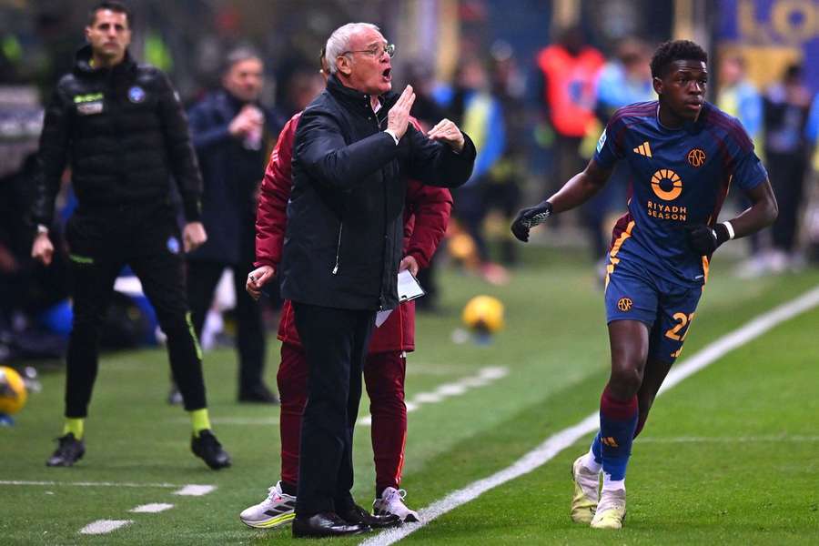 Claudio Ranieri, treinador da AS Roma