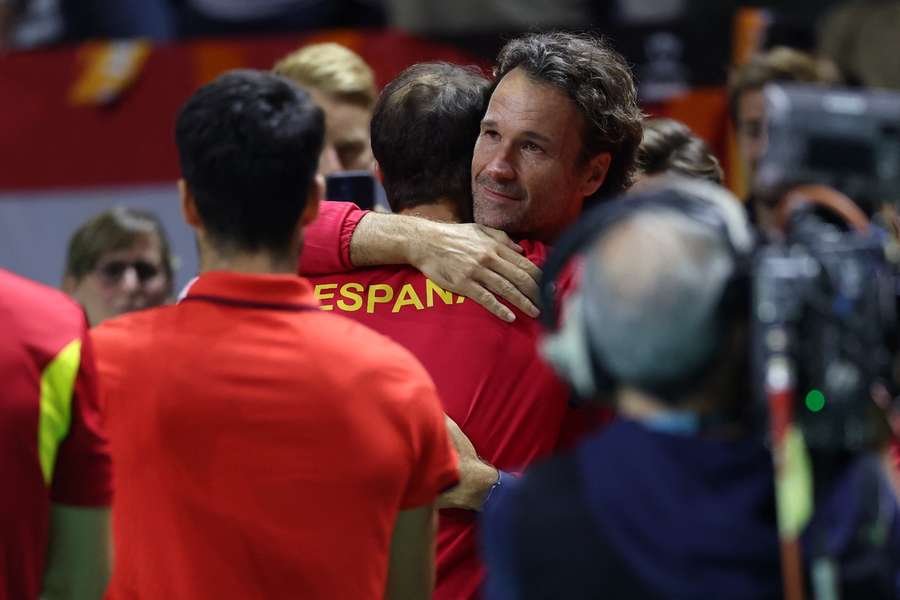 Carlos Moyá y Carlos Alcaraz Carlos Moyá y Carlos Alcaraz