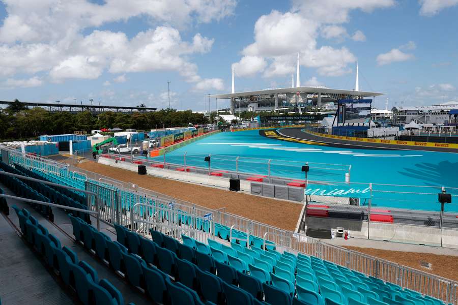 The sight of the Miami Grand Prix