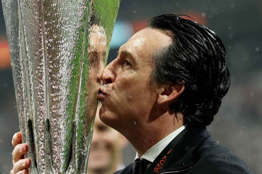 Unai Emery et la Coupe de la Ligue Europa.