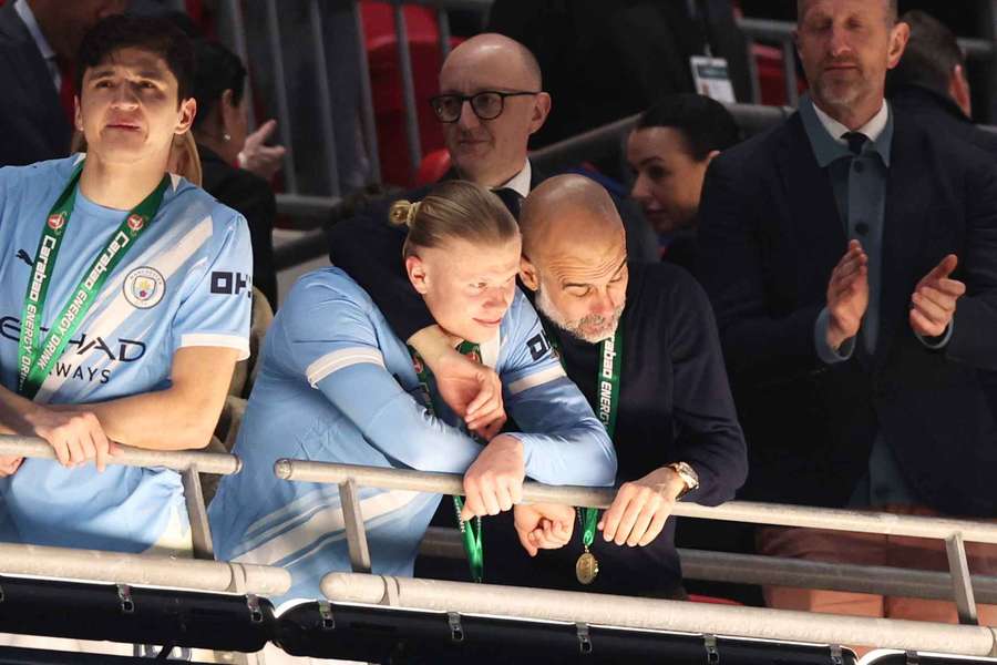 "I'm really pleased" - Man City boss Guardiola reacts to EFL Cup final win over Arsenal