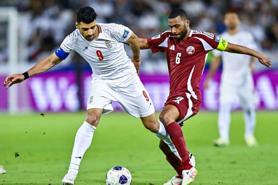 Iran-Star Mehdi Taremi im WM-Qualifikationsspiel gegen Katar.