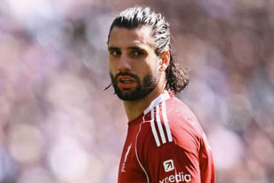 Záložník Liverpoolu Dominik Szoboszlai