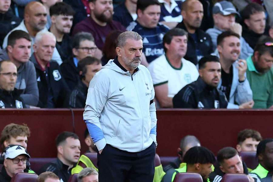 Ange Postecoglou on the touchline