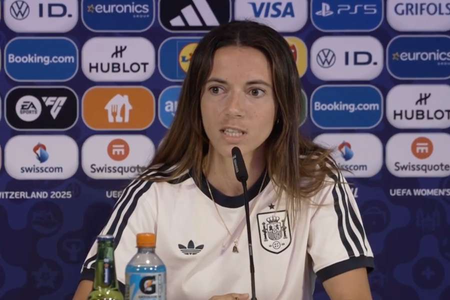 Aitana Bonmatí, en la víspera del partido de cuartos ante Suiza en la Eurocop