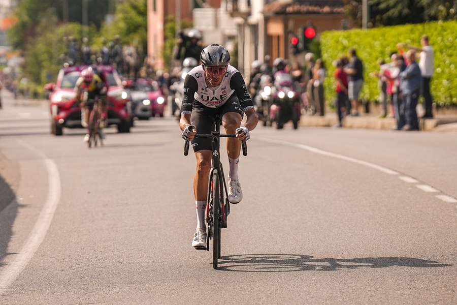 Brandon McNulty tijdens de Giro van vorig jaar