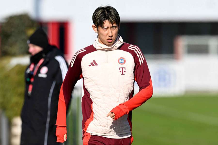 Bayern Munich's Hiroki Ito during training