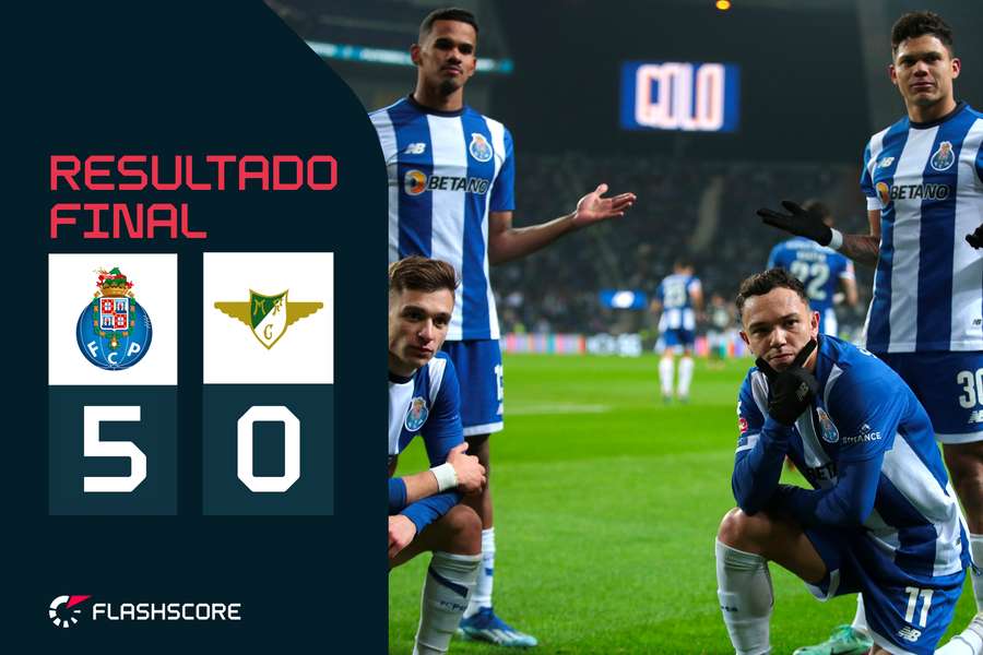 Francisco Conceição, Galeno, Pepê e Evanilson posam para a foto da goleada da época no Dragão