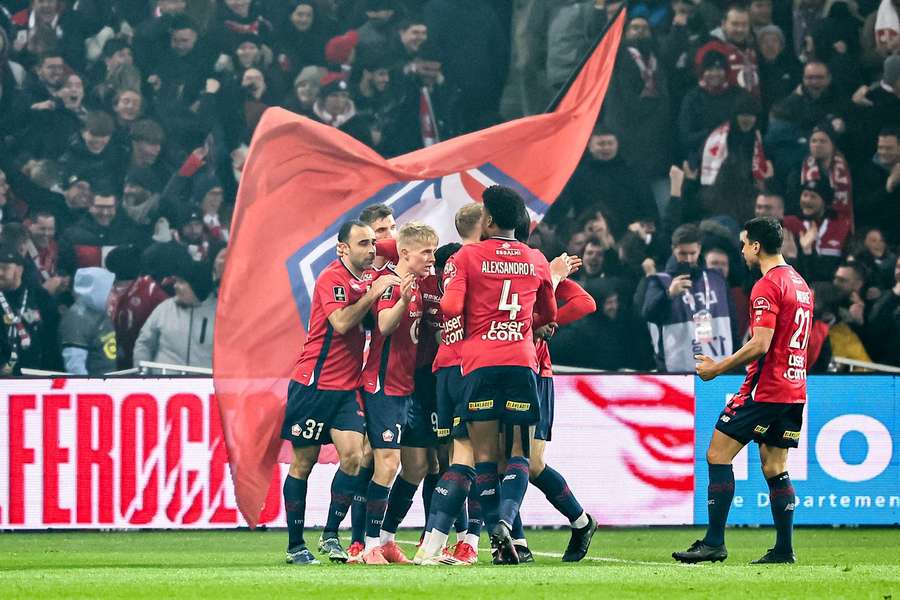 Lille moved into third place