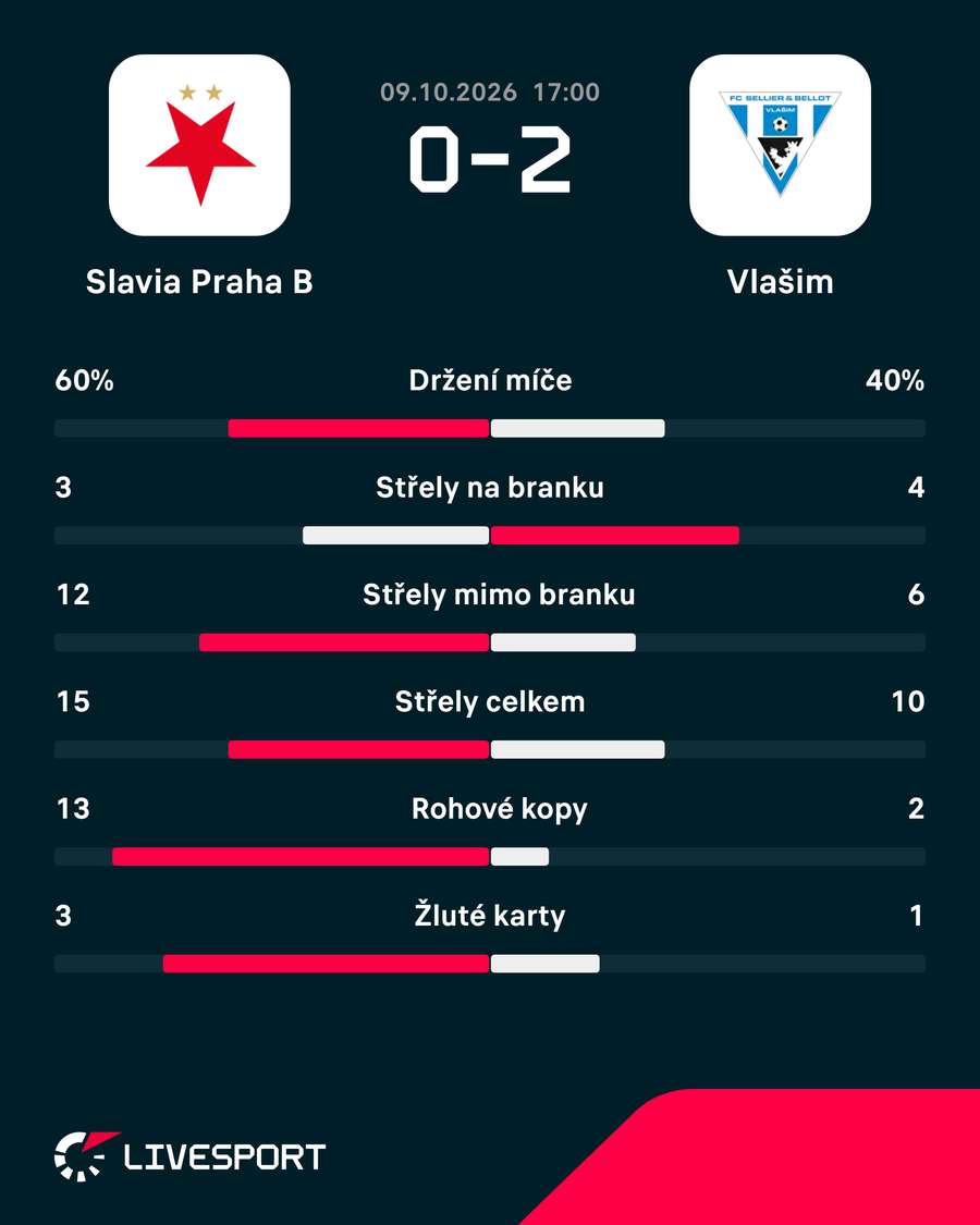 Statistiky zápasu.