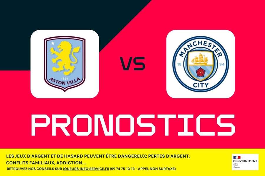 Aston Villa - Manchester City : pronostics, meilleurs paris et cotes (Premier League) Aston Villa - Manchester City : pronostics, meilleurs paris et cotes (Premier League)