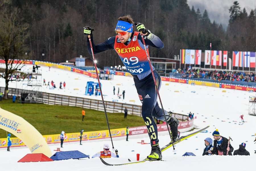 Jonas Dobler sagt der Skiathlon werde "knallhart und gnadenlos"