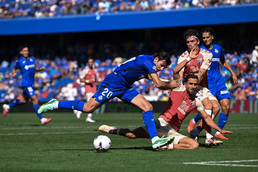 Iván Azón, clave para el Getafe Iván Azón, clave para el Getafe