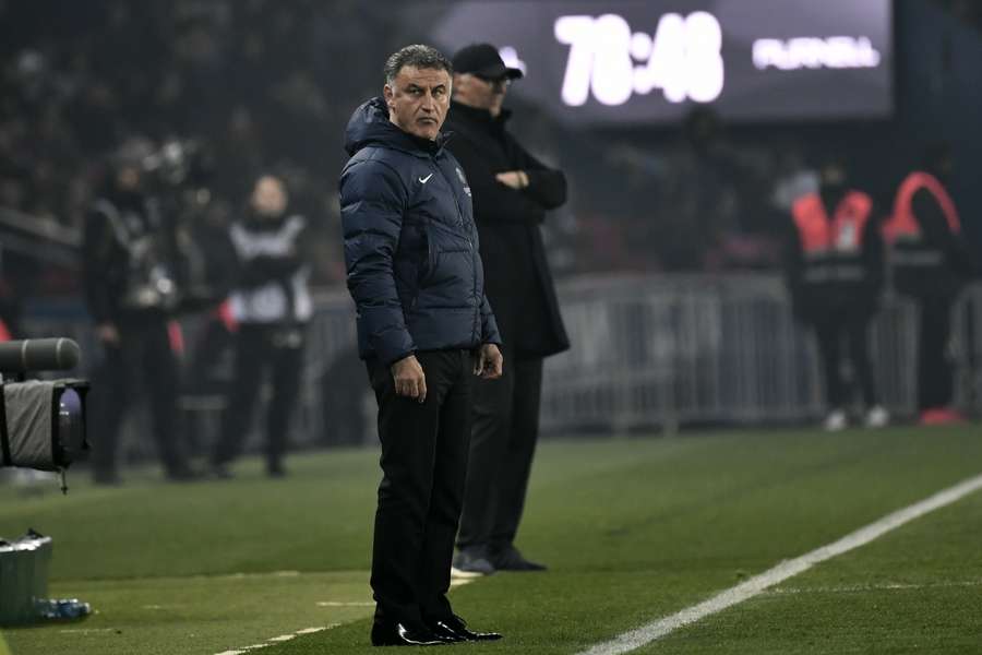 Paris Saint-Germain head coach Christophe Galtier