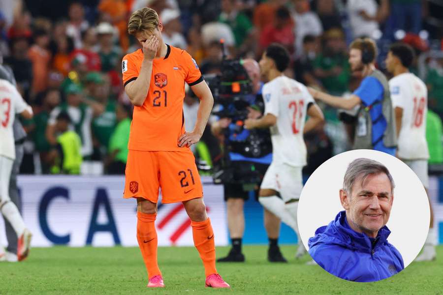 The Netherlands were knocked out of the World Cup by Morocco The Netherlands were knocked out of the World Cup by Morocco
