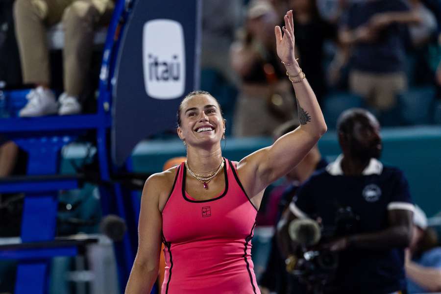Sabalenka tenta o bi na Flórida Sabalenka tenta o bi na Flórida
