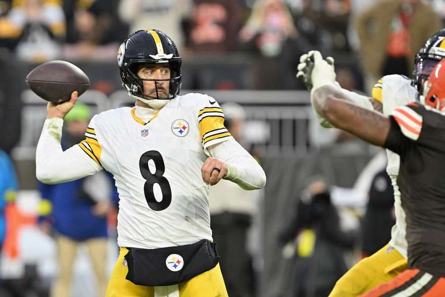 Aaron Rodgers steht mit den Pittsburgh Steelers vor einem Do-or-Die-Spiel.