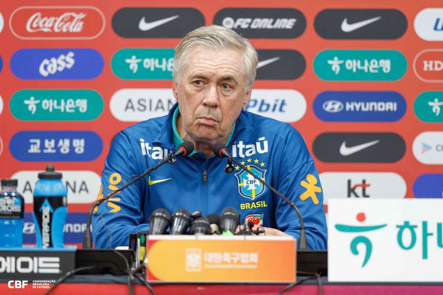 Ancelotti, selecionador do Brasil