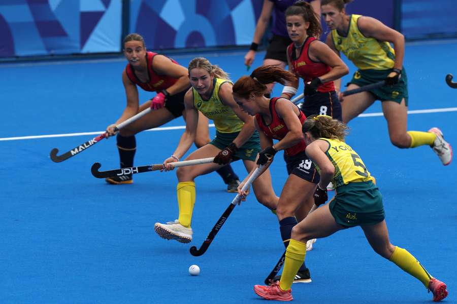 Begoña García progresa ante las jugadoras australianas