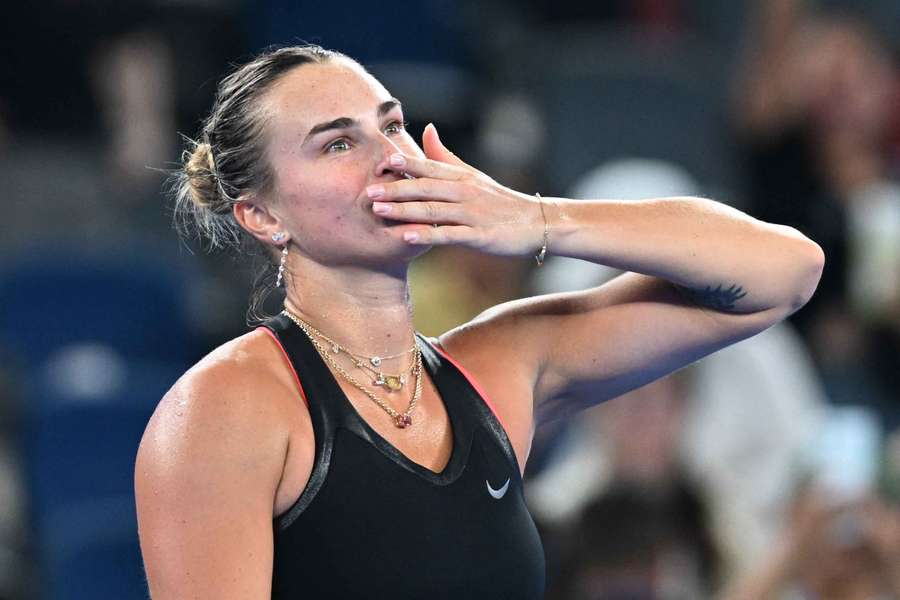 Sabalenka el jueves.