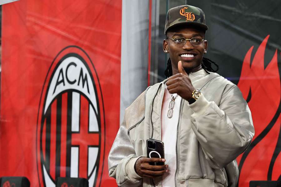 Rafael Leão ao serviço do AC Milan