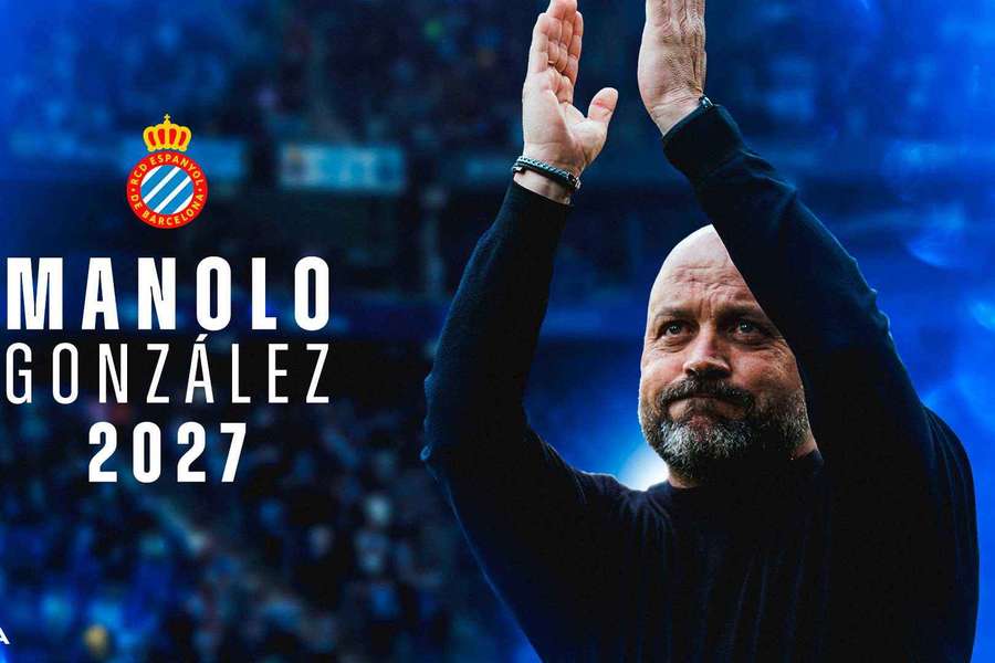 Manolo González seguirá entrenando al Espanyol hasta 2027 Manolo González seguirá entrenando al Espanyol hasta 2027