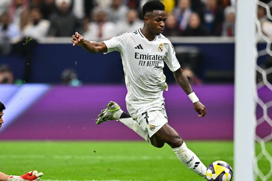 Vinicius Júnior no golo marcado ao Pachuca