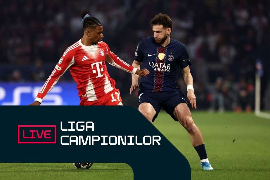 LIVE Liga Campionilor: PSG - Bayern Munchen