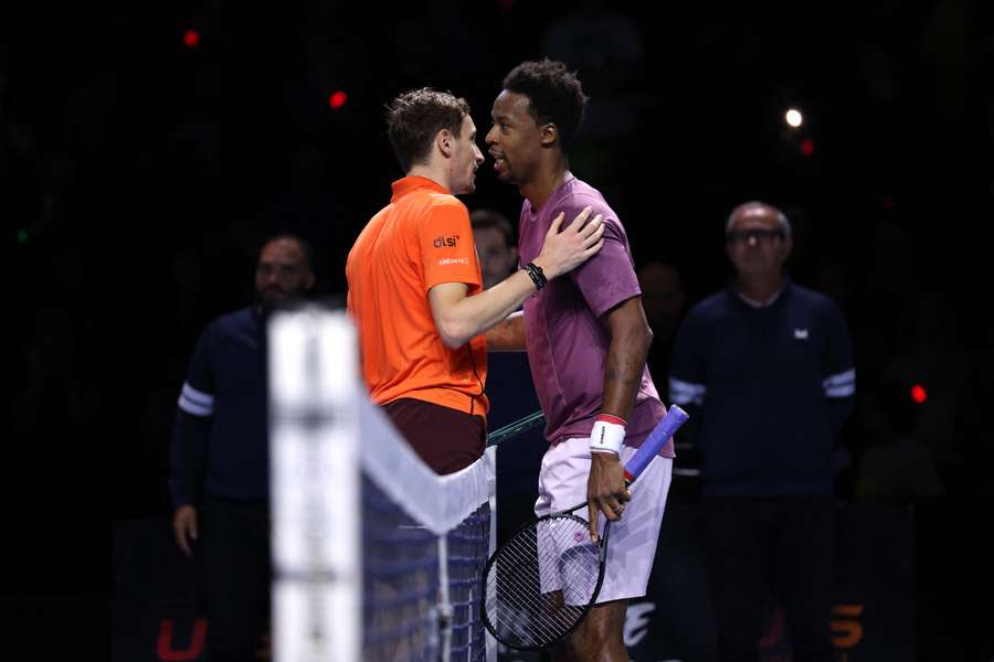 Humbert et Monfils à Londres en décembre 2024.