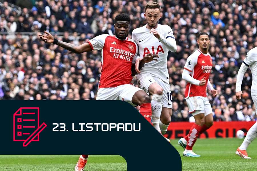 V Londýně se odehraje derby mezi Arsenalem a Tottenhamem. V Londýně se odehraje derby mezi Arsenalem a Tottenhamem.
