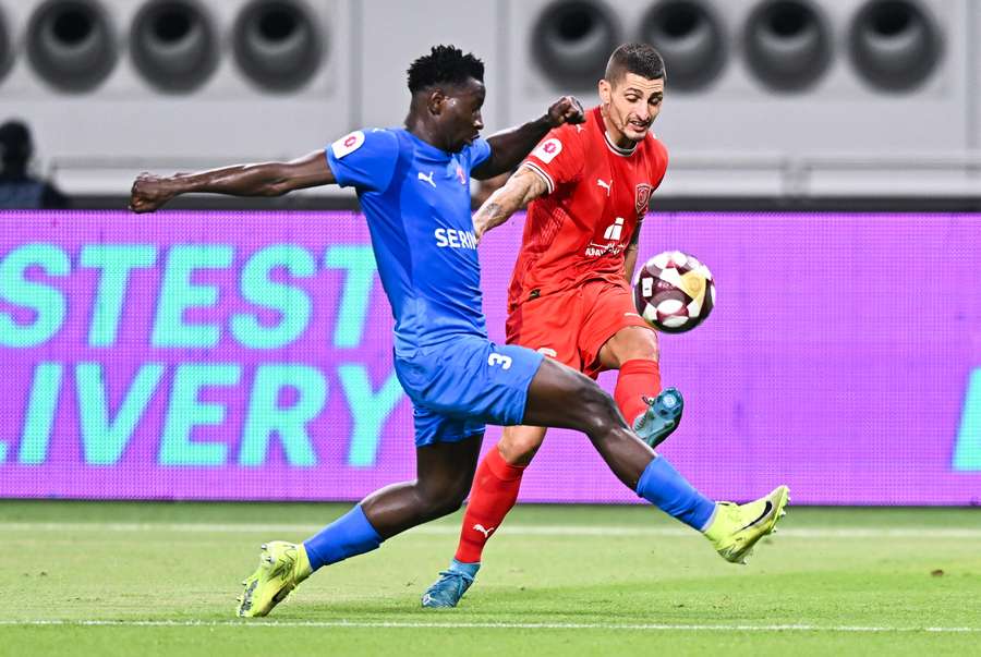 Verratti avec Al-Duhail le mois dernier.