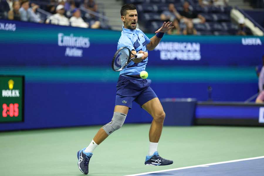 Djokovic compite en el US Open.