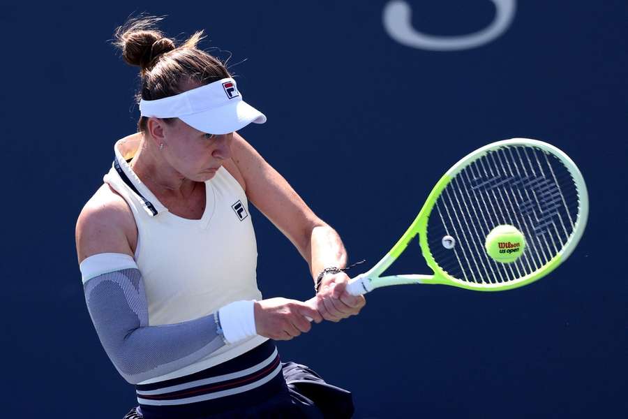 Barbora Krejčíková byla největší českou nadějí na letošním US Open.