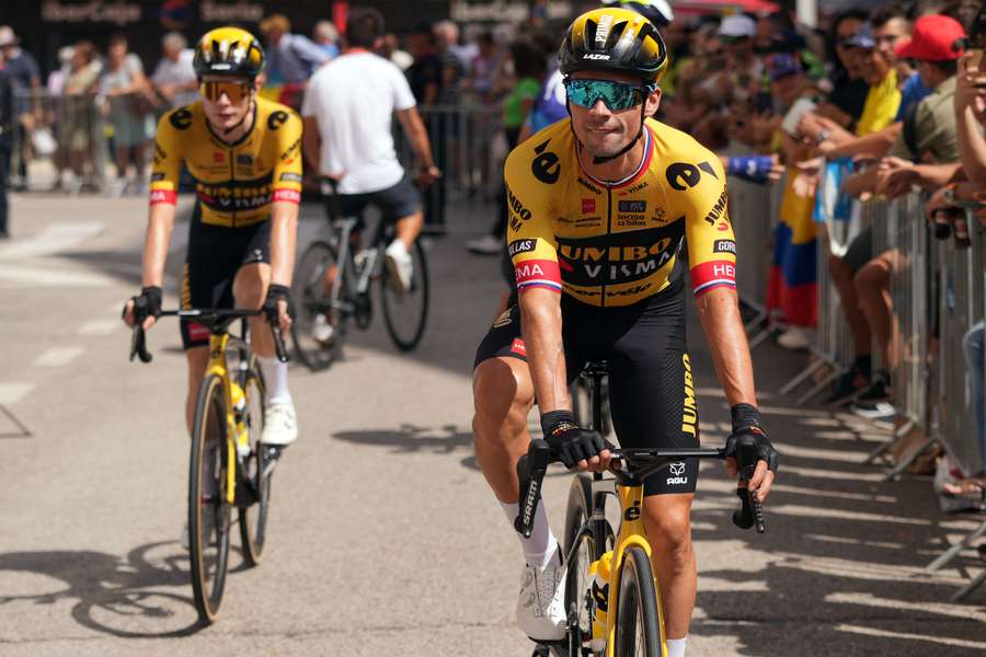 Roglic ganó la etapa 17 de La Vuelta a España y Vingegaard fue segundo