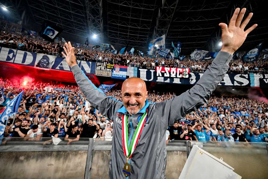 Spalletti led Napoli to their first Serie A title in 33 years