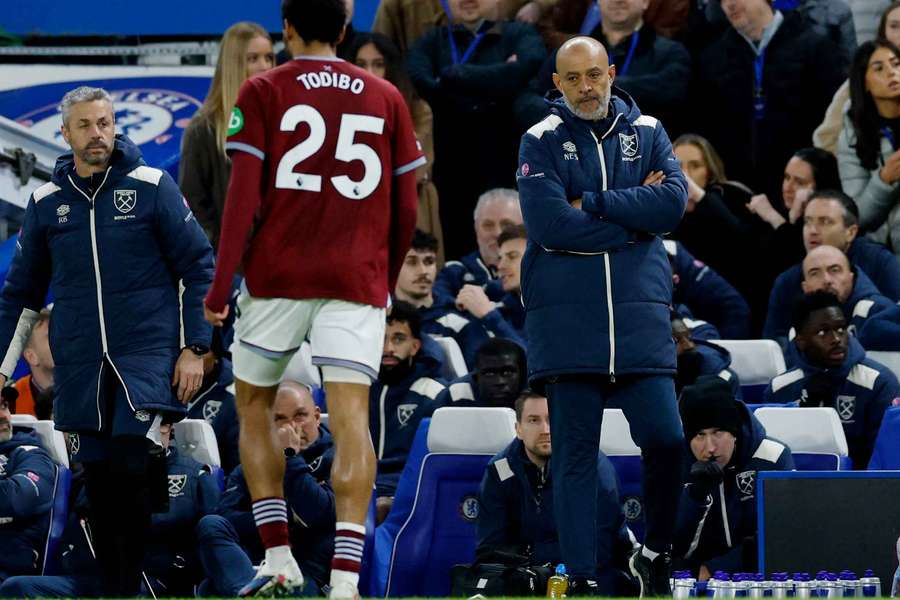 Nuno Espírito Santo, treinador do West Ham Nuno Espírito Santo, treinador do West Ham