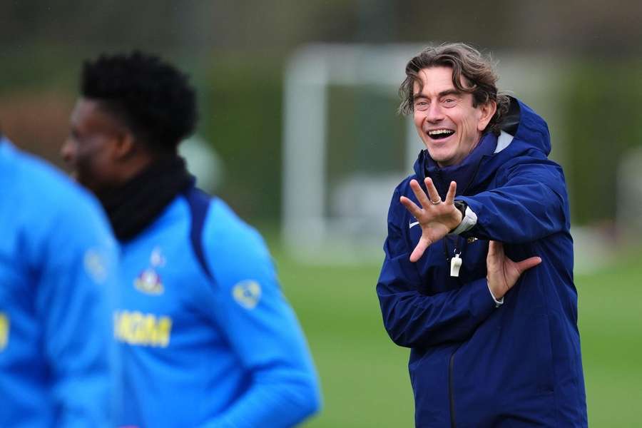 Frank, treinador do Tottenham Frank, treinador do Tottenham