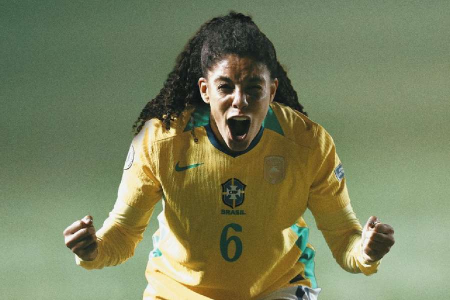 Yasmin foi o destaque da partida com dois gols marcados