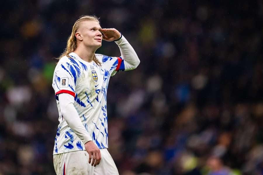 Haaland war mit zwei Treffern gegen Italien der Mann des Tages Haaland war mit zwei Treffern gegen Italien der Mann des Tages