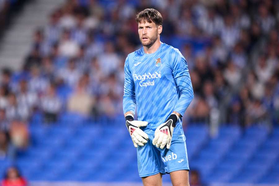 Remiro, portero de la Real Sociedad Remiro, portero de la Real Sociedad