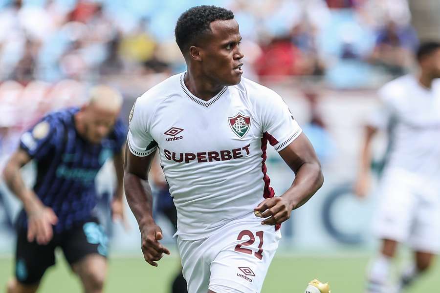 Jhon Arias fez mais uma grande partida pelo Fluminense