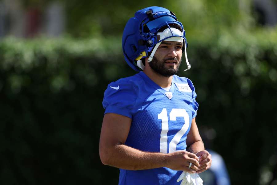 Puka Nacua left practice early on Tuesday. Puka Nacua left practice early on Tuesday.