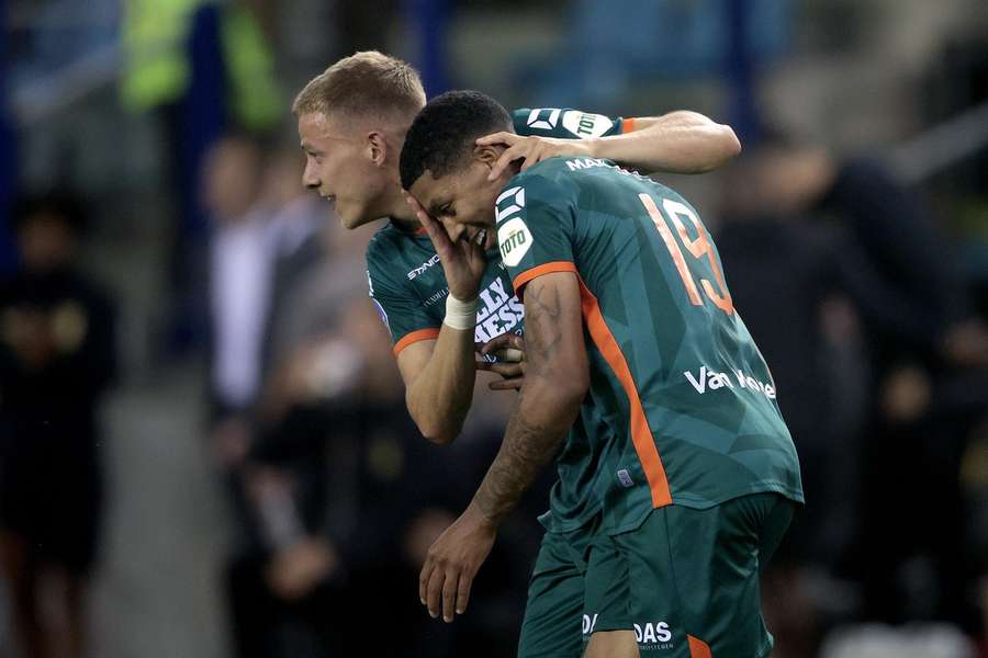 Richonell Margaret maakte vorige week zijn eerste doelpunt in de Eredivisie