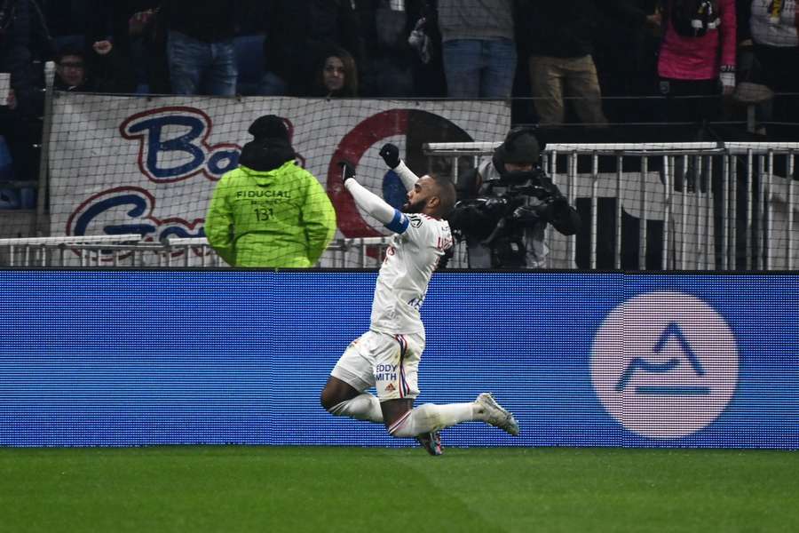 Alexandre Lacazette opened the scoring in the 23rd minute