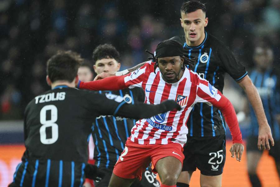 Nada resolvido entre Club Brugge e Atlético de Madrid