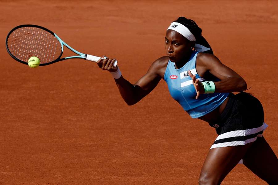 Gauff reached the final last year