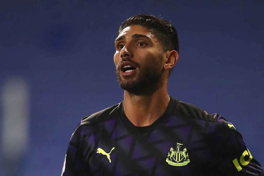 Achraf Lazaar during his spell with Newcastle