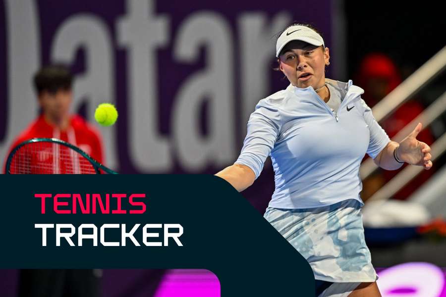 Anisimova is into the last four