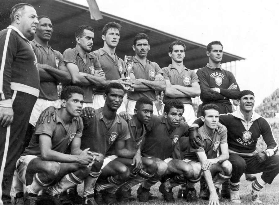 Brasil campeão mundial em 1958 Brasil campeão mundial em 1958