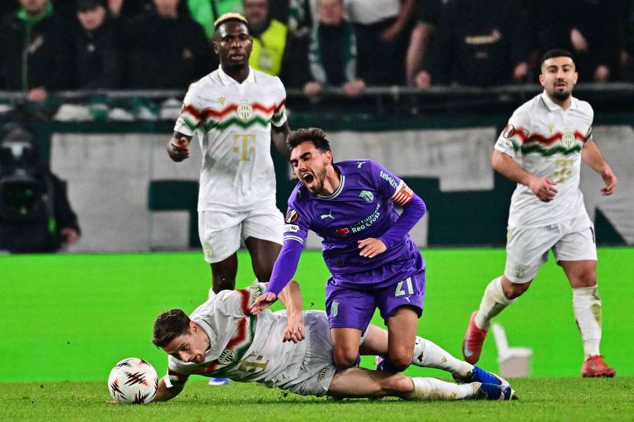 Ricardo Horta em ação em Budapeste